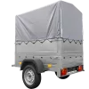 Haute remorque avec bâche 150x106 [bâche grise, arceau, rehausses de ridelles et roue jockey] Garden Trailer 150 KIPP