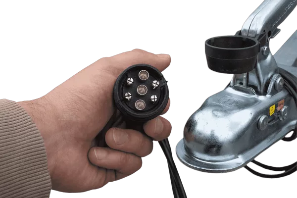 Petite remorque à vendre - Garden Trailer 150 KIPP [avec bâche plate grise, roue jockey]