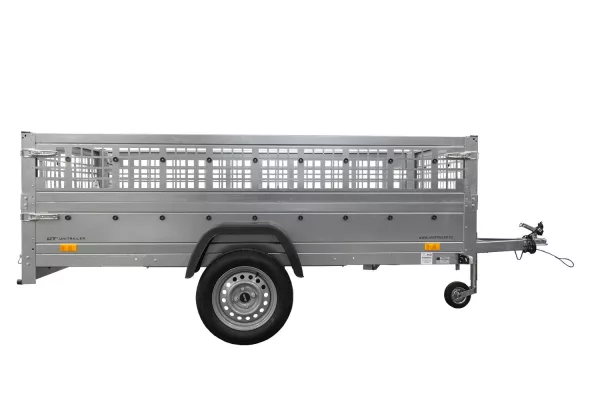 REMORQUE GARDEN TRAILER 264 KIPP (NEW) AVEC REHAUSSES GRILLAGÉES ET ROUE JOCKEYi