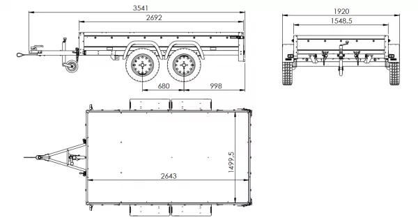fre_pl_Remorque-a-deux-essieux-264x150-UNITRAILER-GARDEN-265-2-KIPP-avec-chassis-H-800-et-bache-grise-6753_20.png Remorque à deux essieux 264x150 UNITRAILER GARDEN 265/2 KIPP avec châssis H-800 et bâche grise