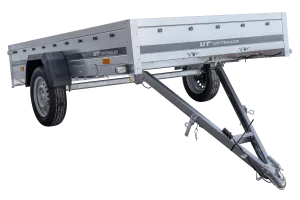 Remorque à essieu simple 264x150 UNITRAILER GARDEN 265 KIPP