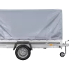 Remorque à un essieu  264x150 UNITRAILER GARDEN 265 KIPP avec châssis H-1100 et bâche grise