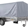 Remorque à un essieu  264x150 UNITRAILER GARDEN 265 KIPP avec châssis H-1100 et bâche grise