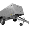Remorque auto avec rehausses de ridelles et roue jockey Garden Trailer 230 KIPP 2,30 x 1,25 m Unitrailer