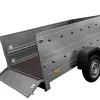 Remorque auto avec rehausses de ridelles et roue jockey Garden Trailer 230 KIPP 2,30 x 1,25 m Unitrailer