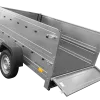 Remorque de voiture Garden Trailer 201 KIPP 500 kg 200 x 125 cm [avec rehausses de ridelles et roue jockey]