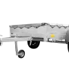 Remorque galvanisée à vendre 200x125 cm Garden Trailer 201 KIPP [avec roue jockey et bâche plate grise]