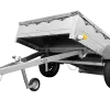 Remorque galvanisée à vendre 200x125 cm Garden Trailer 201 KIPP [avec roue jockey et bâche plate grise]
