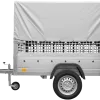 Remorque tôle Garden Trailer 200 KIPP 200x106 cm [avec rehausses grillagées, bâche haute et arceau]