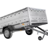 Remorque voiture 264x150 UNITRAILER GARDEN 265 KIPP avec ridelles BIS, cadre H-0 et bâche grise