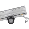 Remorque voiture 264x150 UNITRAILER GARDEN 265 KIPP avec ridelles BIS, cadre H-0 et bâche grise