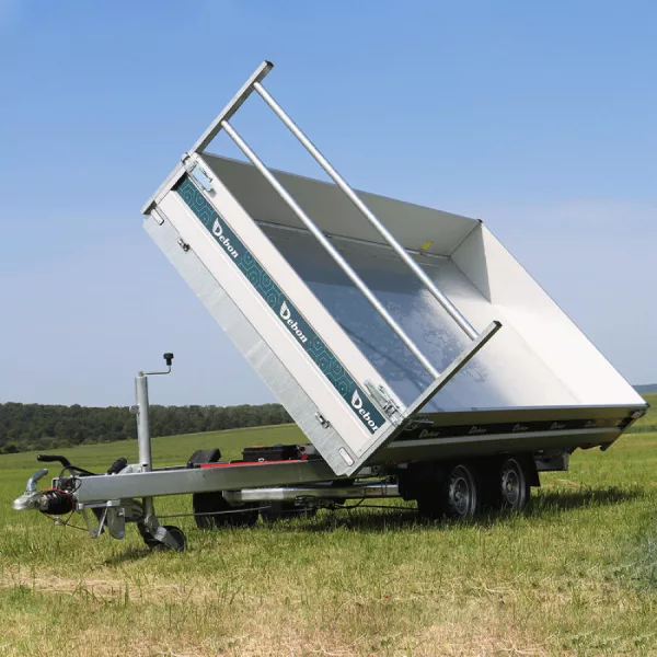 remorque neuvil Tri-benne électrique PW 36 Debon