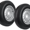Kit de deux roues renforcées pour remorque LINGLONG 185/80 R14C 104/102N JANTE UNITRAILER 5.5Jx14"H2 5x112 ET:30