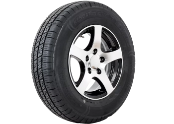 Roue de remorque renforcée PNEU KENDA 185/80 R14C 104/102N JANTE ALU STARCO polie 5.5Jx14&Prime;H2 5×112 ET:30