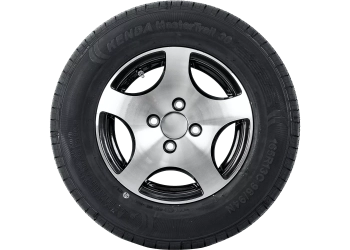 Roue renforcée pour remorque PNEU KENDA 165/80 R13C 96/94N JANTE ALU STARCO polie 5Jx13&Prime;H2 4X100 ET:30