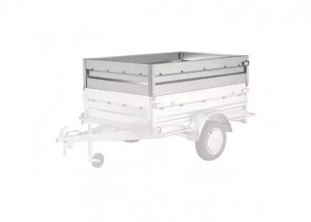 Réhausses de ridelles galvanisées 28021 pour remorque uni 205